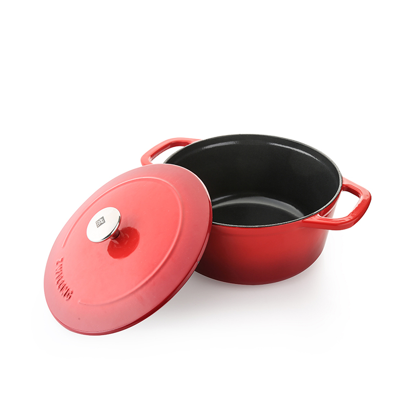 双立人圆形炖锅24cm（红色）SA-P009