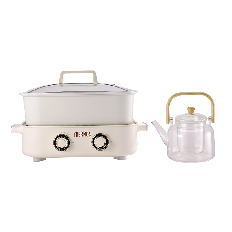 膳魔师 多功能围炉煮茶器（多功能料理锅）香槟金 EHA-4352A